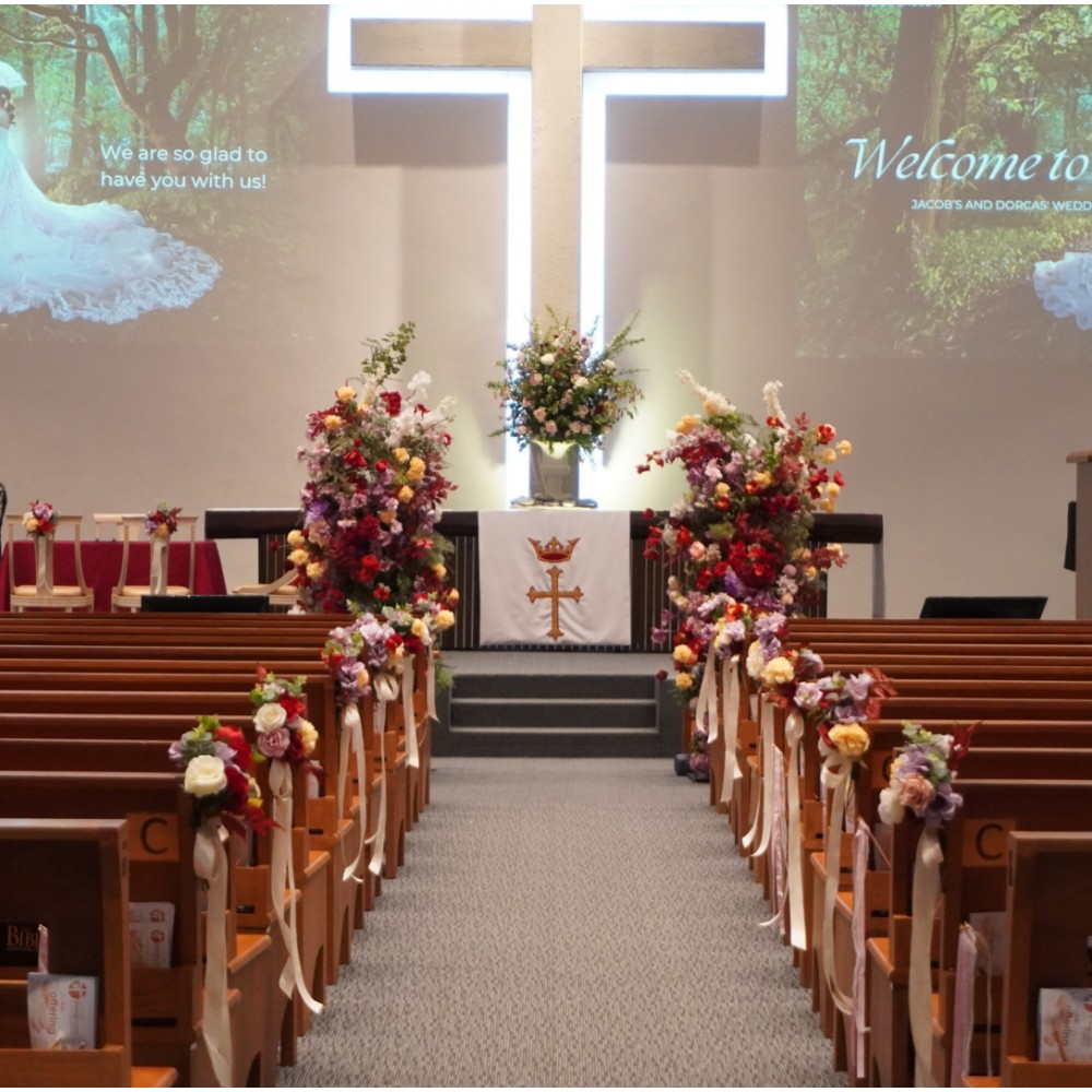 Church Wedding Decor