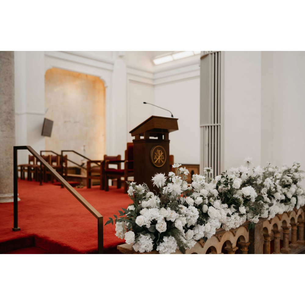 Church Wedding Decor